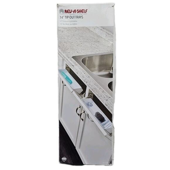 Rev•A•Shelf • 14” Tip-Out Trays for Kitchen Sink Tilt Bins [74] - Picture 1 of 15